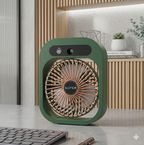 2-in-1 Mini Misting Fan & Humidifier – Portable USB Cooling Fan