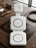 3-in-1 Foldable Magnetic Wireless Charging Station for iPhone, Apple Watch & AirPods