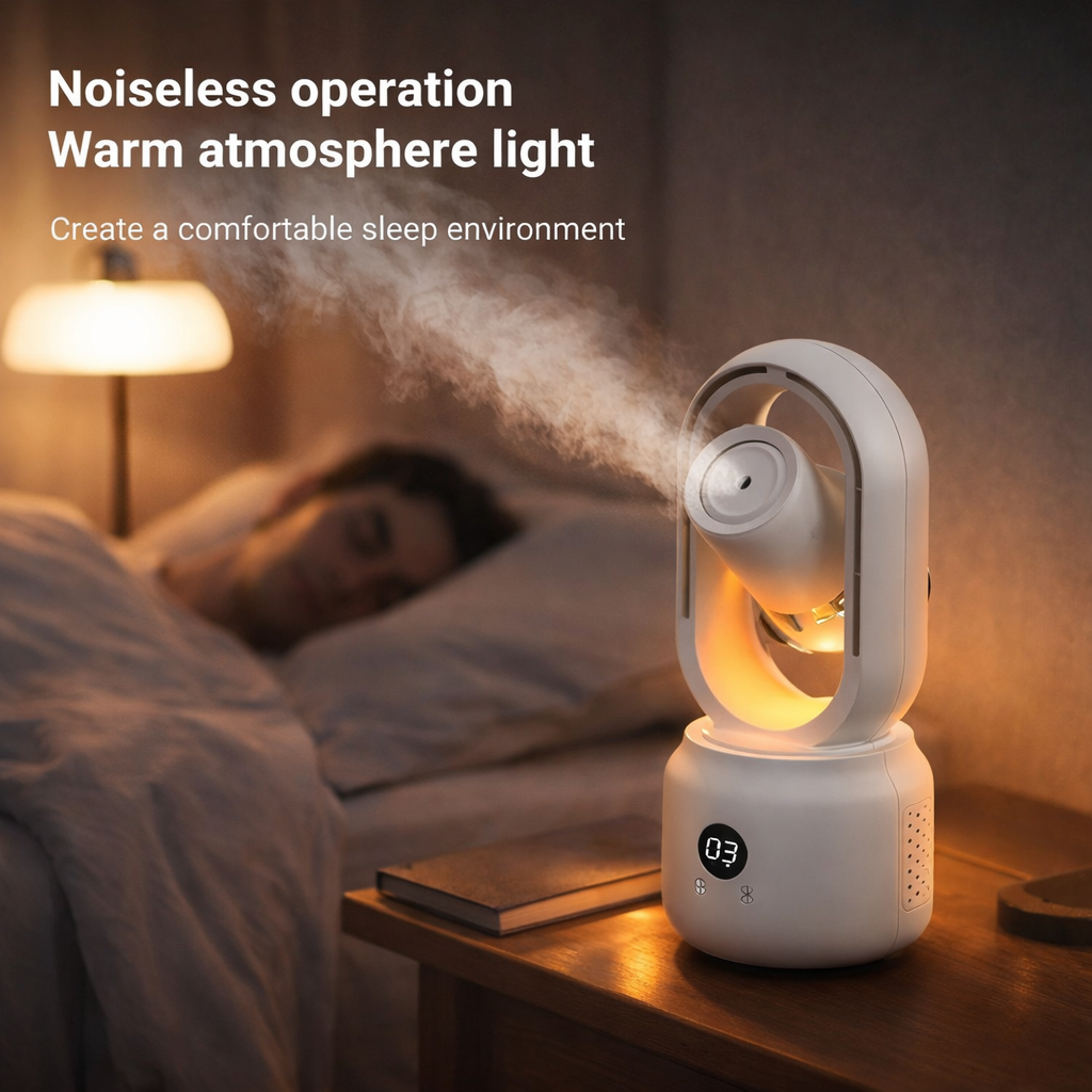 CoolMist™ Portable Bladeless Fan & Humidifier