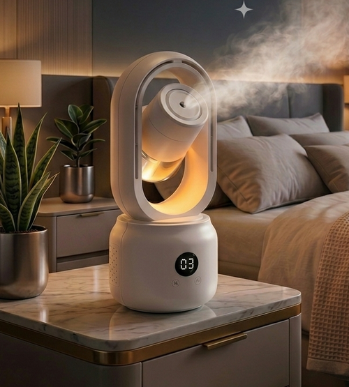 CoolMist™ Portable Bladeless Fan & Humidifier