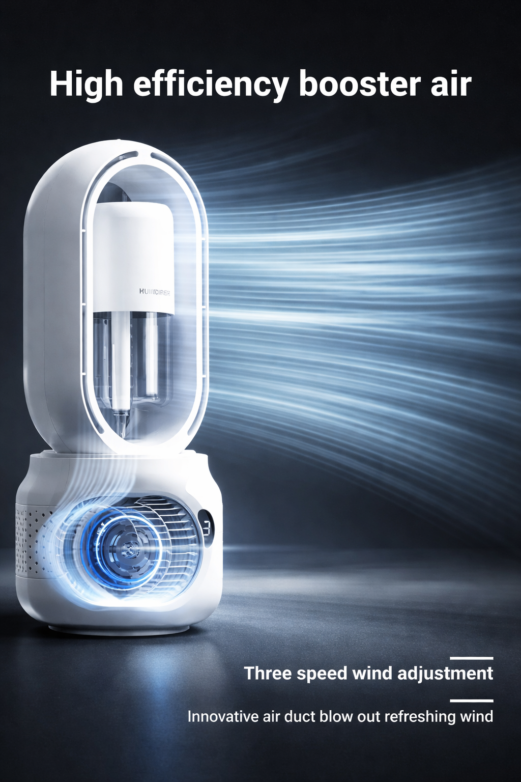 CoolMist™ Portable Bladeless Fan & Humidifier
